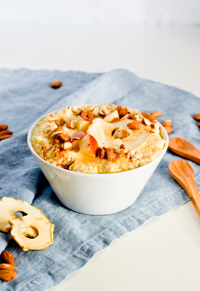 Apple millet porridge 
