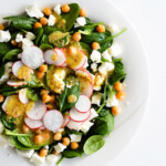 chickpea spinach salad