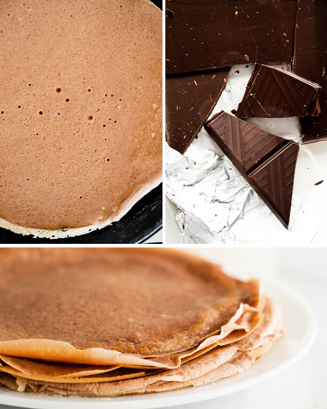 chocolate crepes