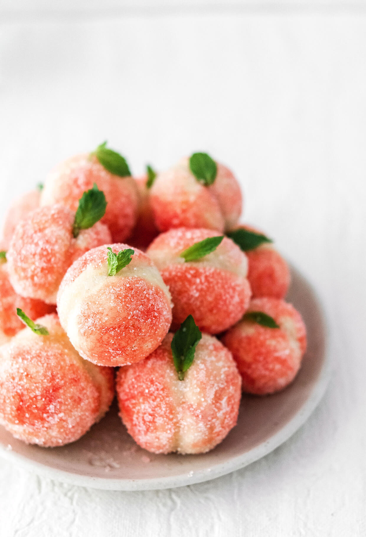 orange infused ricotta peach cookies