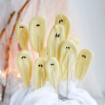 white chocolate ghosts and mummies