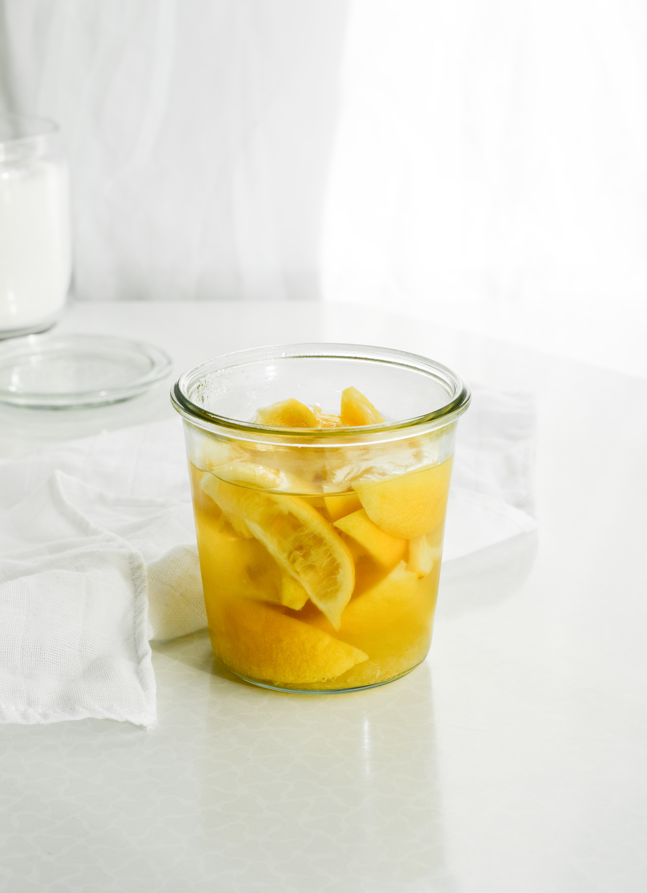 Recipe for quick preserved lemons - the perfect addition to tagine, soup, stew, etc.