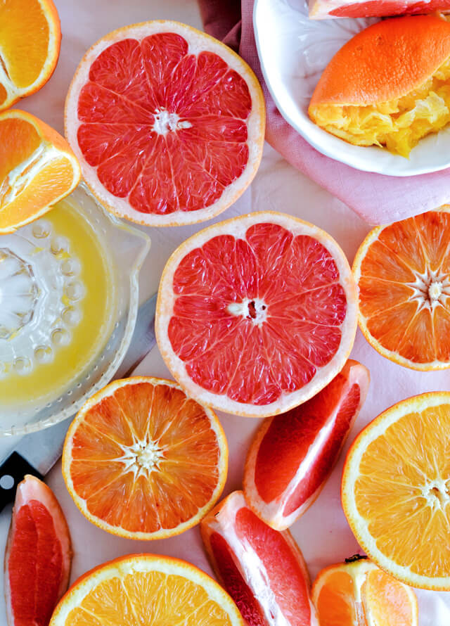 sliced citrus for Vitamin C citrus power smoothie