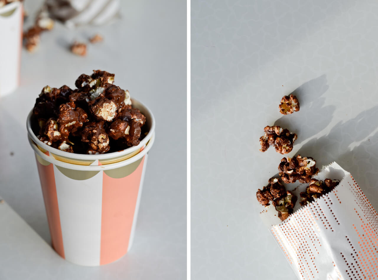 Coconut chocolate popcorn is the best snack ever. Made on the stove in minutes and completely adjustable to your taste.
