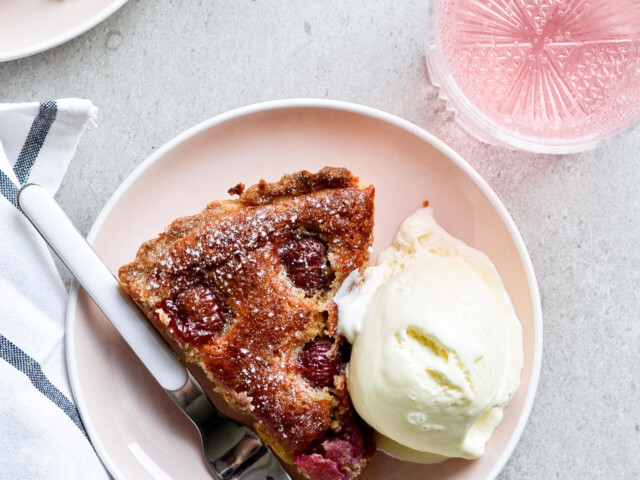 cherry frangipane tart