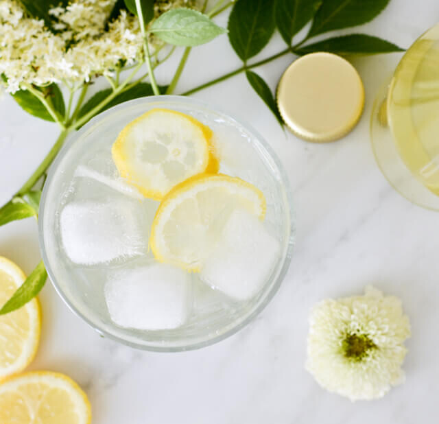 homemade elderflower syrup