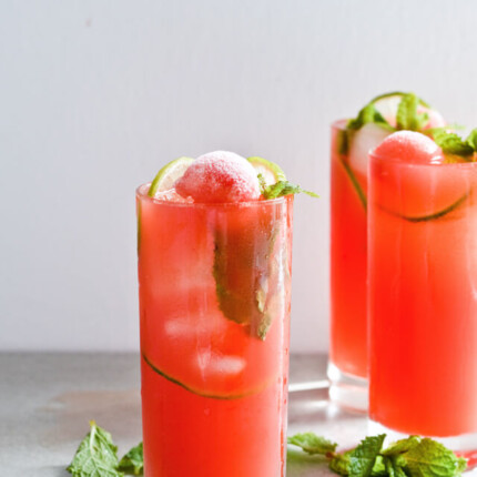 lime watermelon coconut water