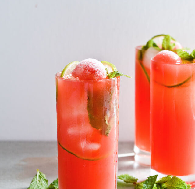 lime watermelon coconut water