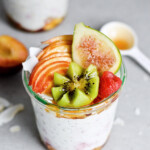 nectarine coconut overnight oats