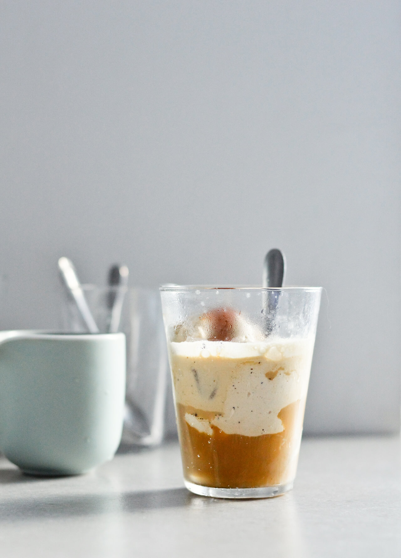 No-churn coffee ice cream affogato recipe and Gilmore Girls recap, season 1 