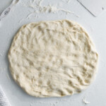 Recipe for the best easy pizza dough made with sunflower oil which gives it incredible flavor! Make and eat that pizza in 1 hour!
