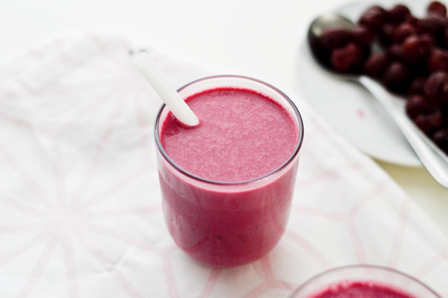 Cherry beet smoothie