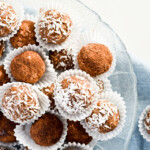 chocolate coconut rum balls - quick and easy dessert you can make ahead!