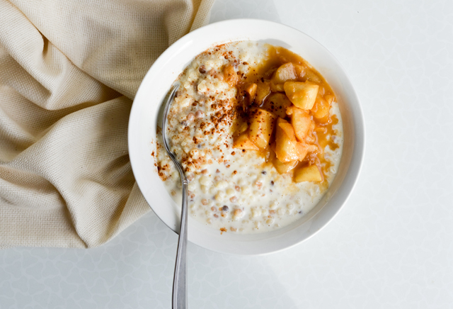 Italian pasta Fregola porridge 