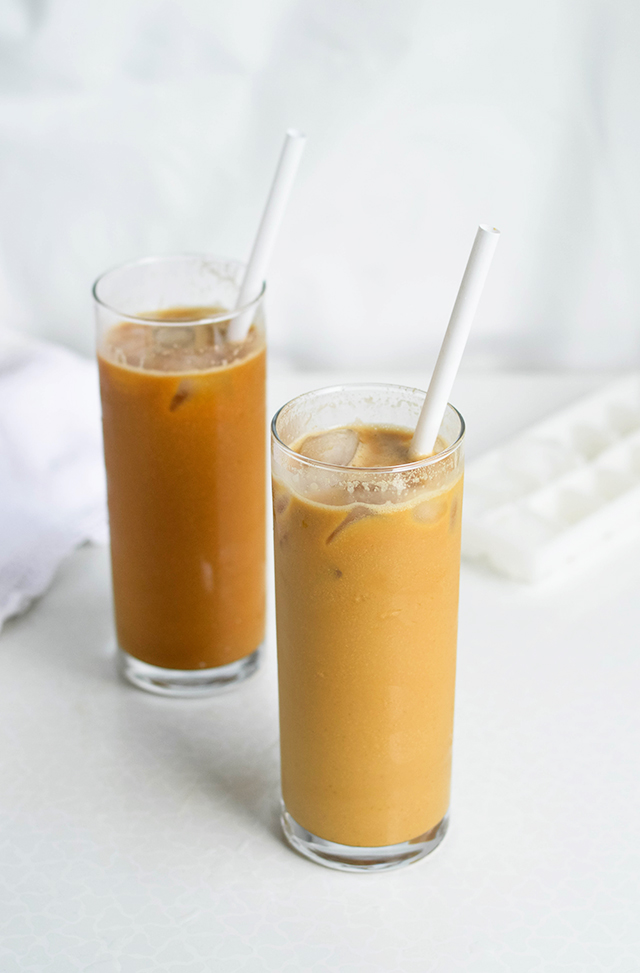 Macadamia iced coffee