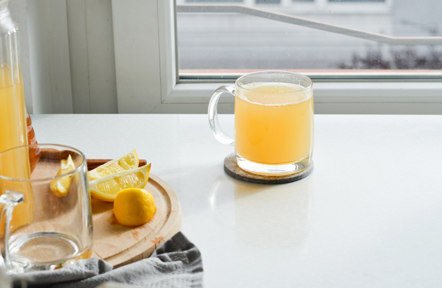 Orange apple peel tea makes the best use of apple peels! Save them when making pie and make fruity tea.