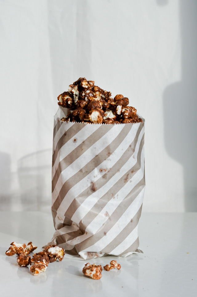 Coconut chocolate popcorn is the best snack ever. Made on the stove in minutes and completely adjustable to your taste. 