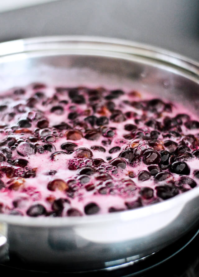 Concord grape syrup ginger beer floats will make you feel like a child again! Made with easy homemade syrup and lots of vanilla ice cream, these make the perfect early Fall - Autumn treat.