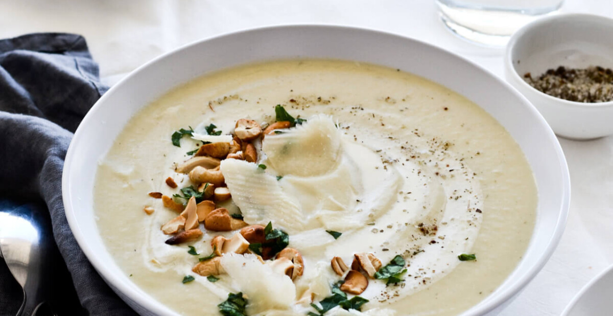 quick creamy cauliflower soup