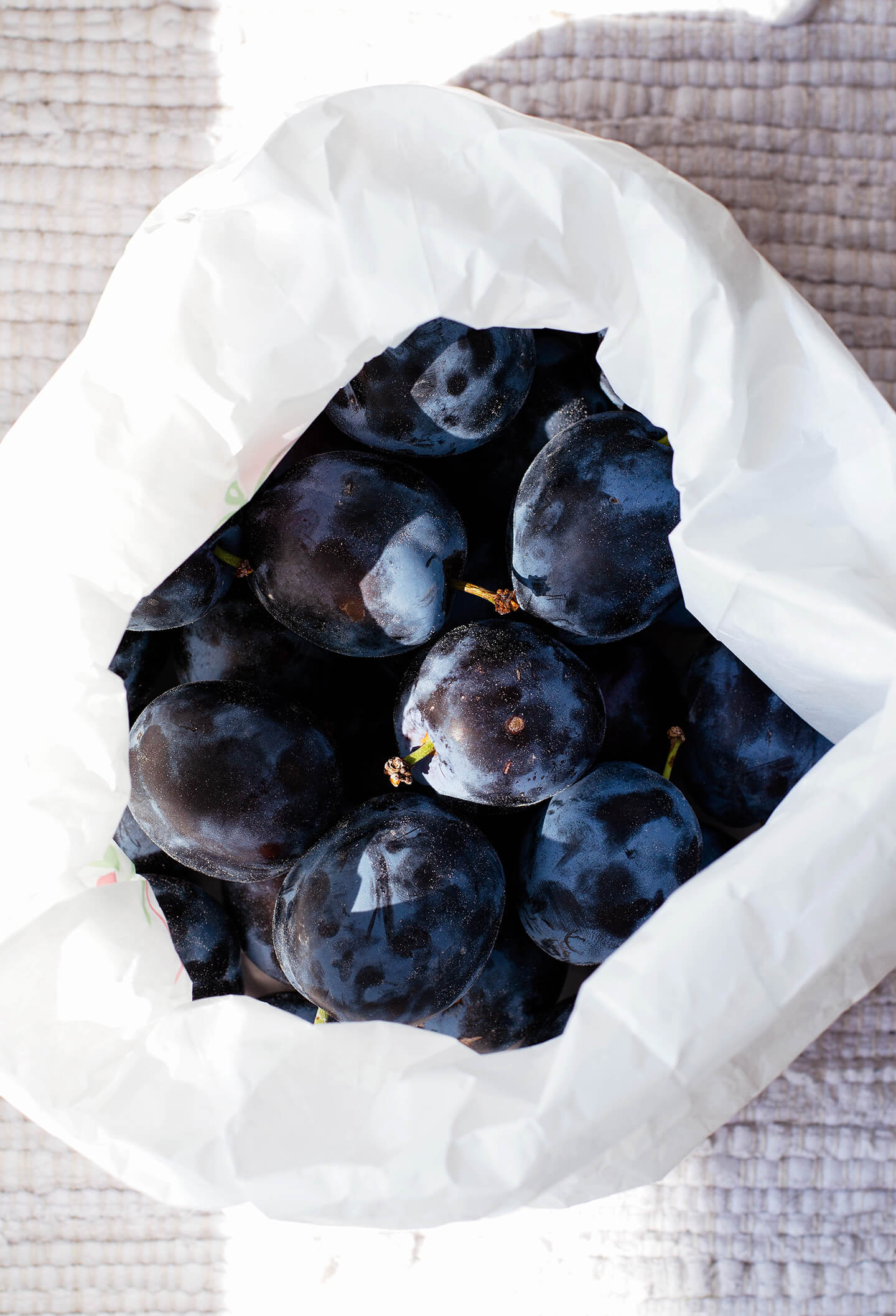 purple italian european plums