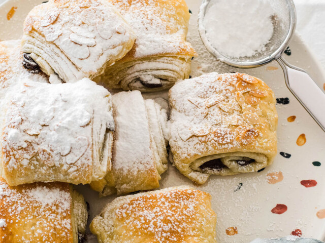 recipe for quick easy pain au chocolat chocolate croissants - homemade