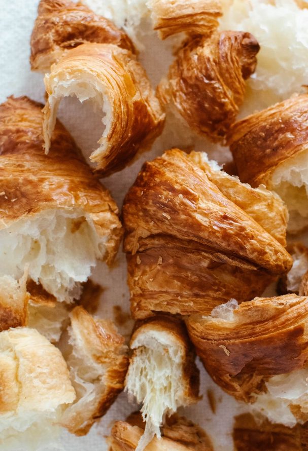 torn croissants 