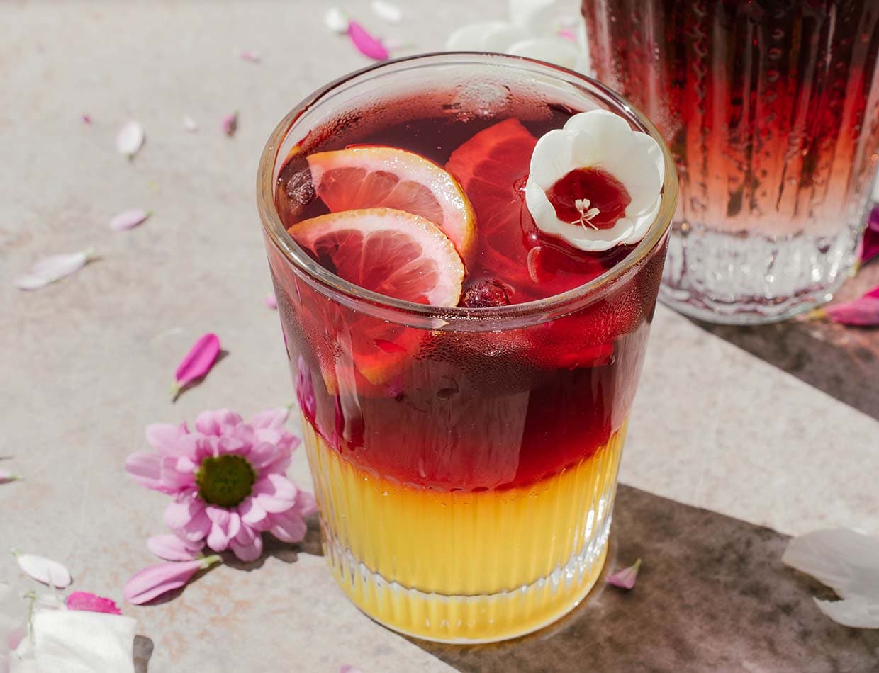 Red Wine Spritzer 3 Ways Sugar Salted