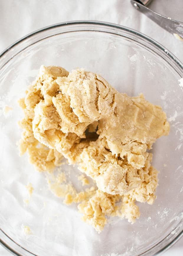 making of tart dough
