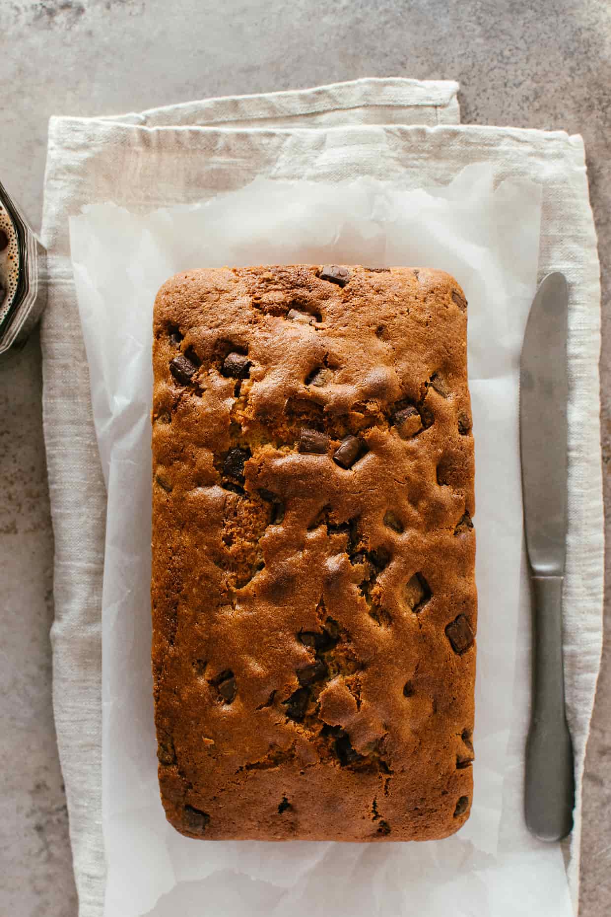chocolate chip loaf cake