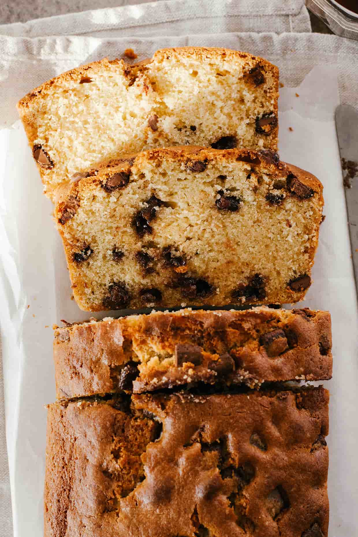 chocolate chip loaf cake 