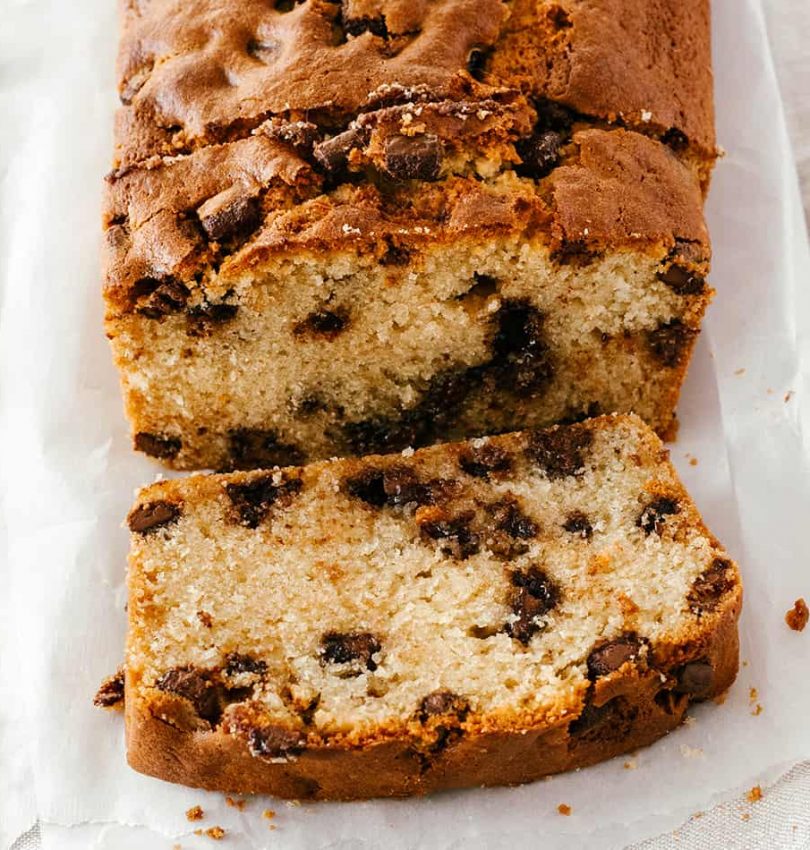 chocolate chip loaf cake