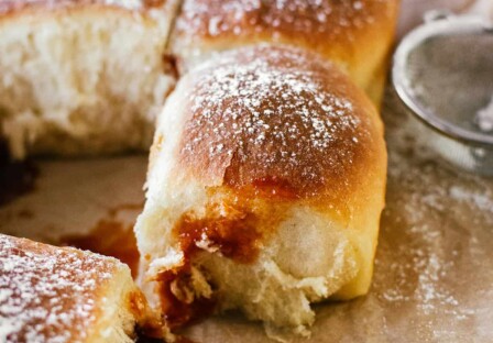 slovenian jam filled rolls