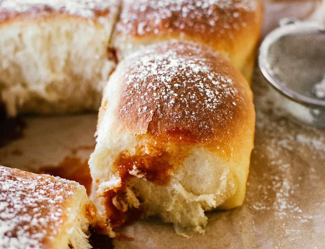slovenian jam filled rolls