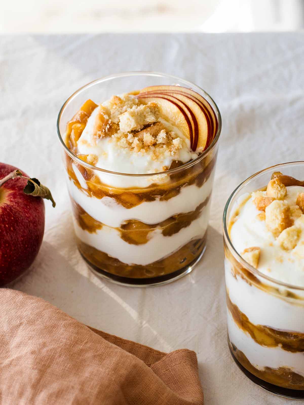 apples with greek yogurt