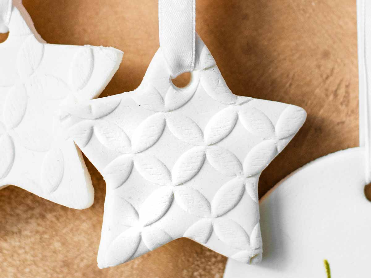 homemade baking soda ornament star