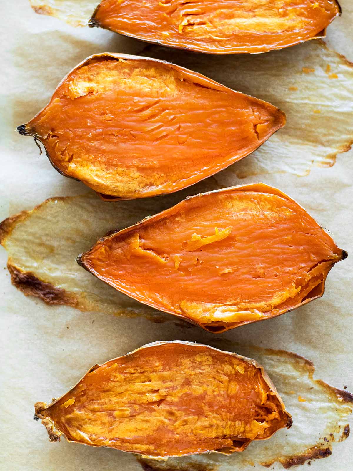 perfect oven baked sweet potatoes