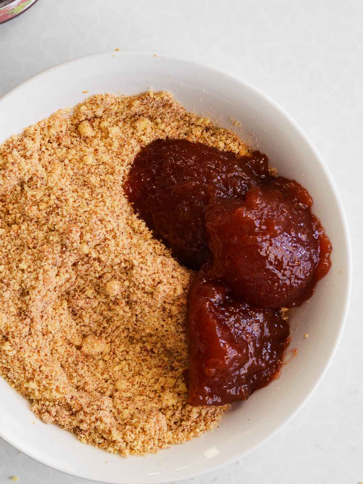 strawberry jelly and almond meal