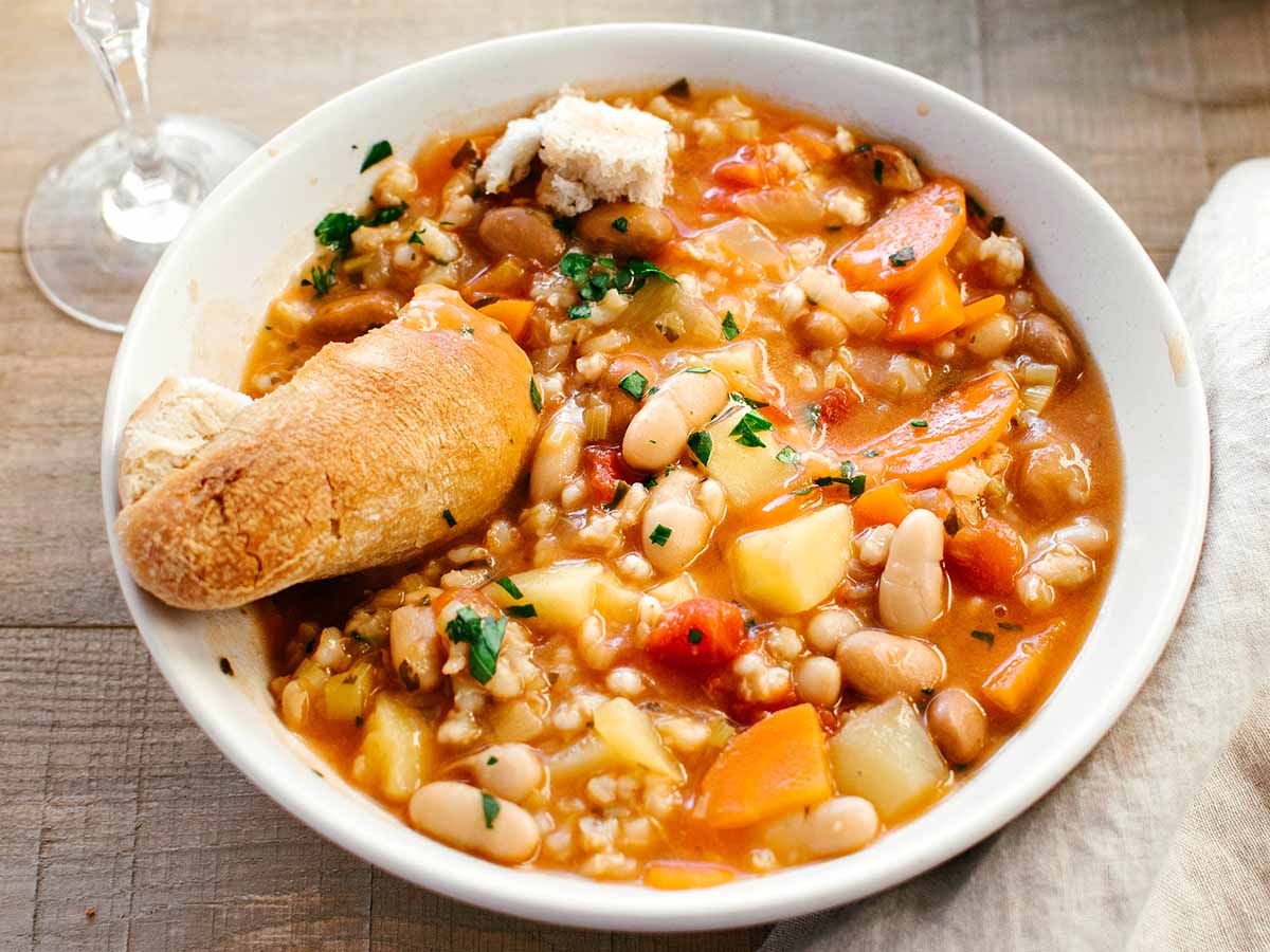 potato barley soup with bre