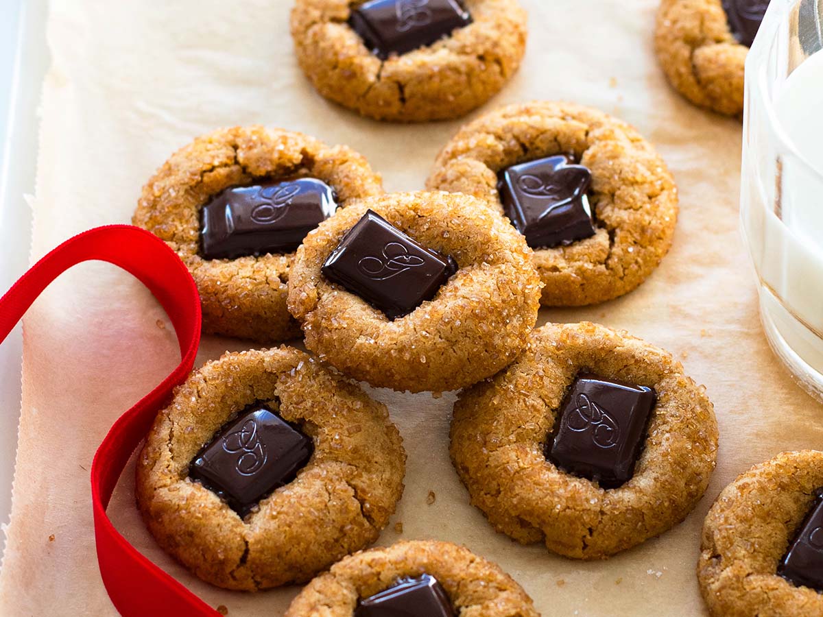 cookies with peanut butter and chocolate