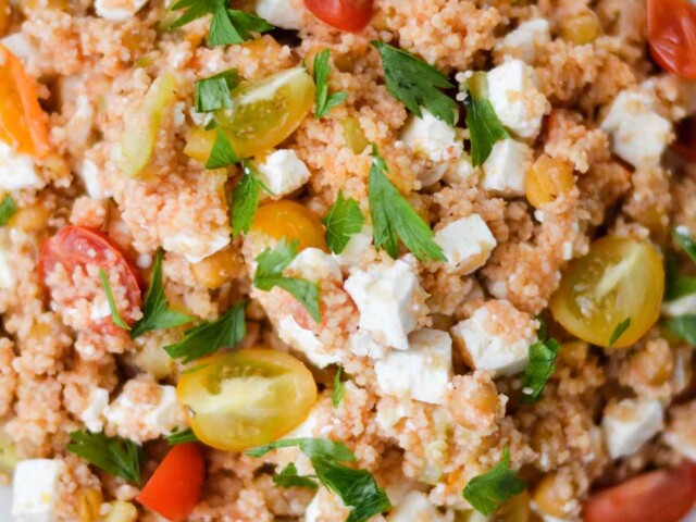 coucous salad with feta