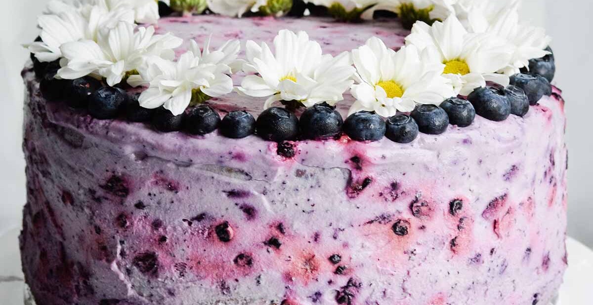 blueberry layer cake