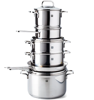 stainless steel pot set