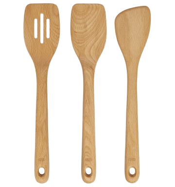 wooden utensil set