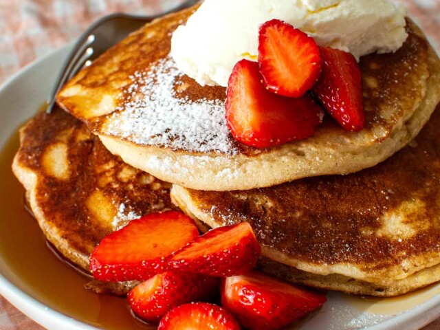 fluffy gluten free pancakes